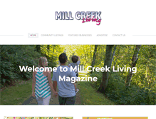 Tablet Screenshot of millcreeklivingmagazine.com